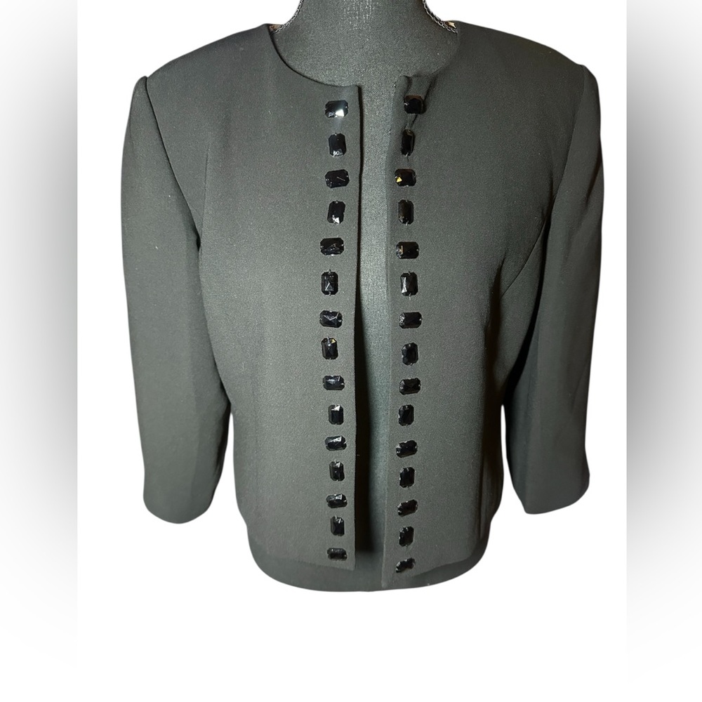 Jessica Howard Black Blazer with Embellishments